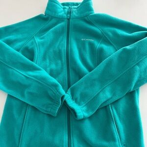 Columbia Teal Fleece Jacket